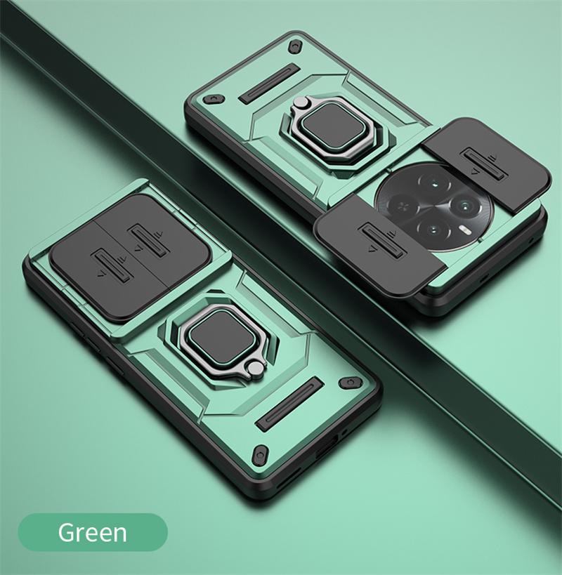 Armor Shockproof Case For Realme 13 12 Pro Plus 12 Pro+ Protective Cover Ring Magnetic Holder Coque Fundas Capa
