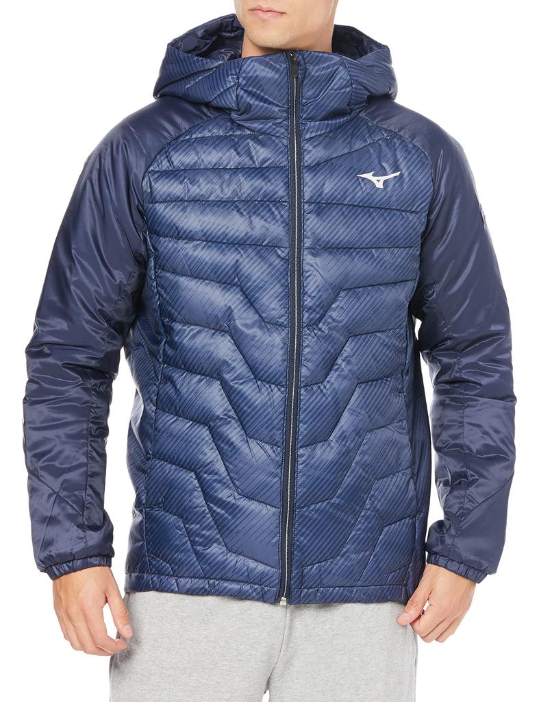 Training Wear Tech Fill Coat Heat Retention Moisture Absorbent Heat Repellent Water Repellent 32ME2536 Night Blue S [Mizuno] Men's