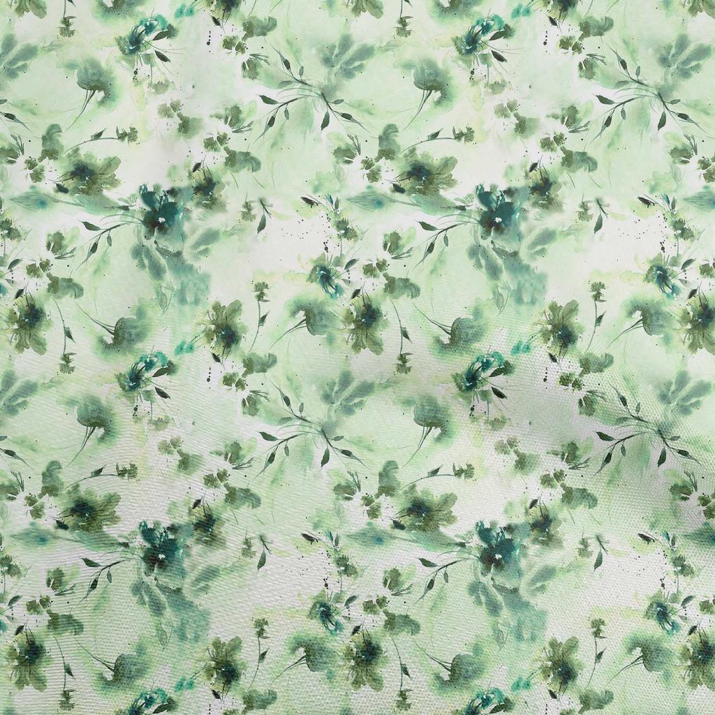 oneOone Хлопковая гибкая серая ткань Абстрактная акварельная цветочная ткань для шитья Напечатанная ткань для рукоделия во дворе 40 дюймов