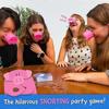Snort Funny: The Oinkcredible You Laugh You Lose Party Game | 150 Challenge Cards, 5 Pig Snouts & Mud Tokens | Friend & Family Funny Games for 4-8 Pla