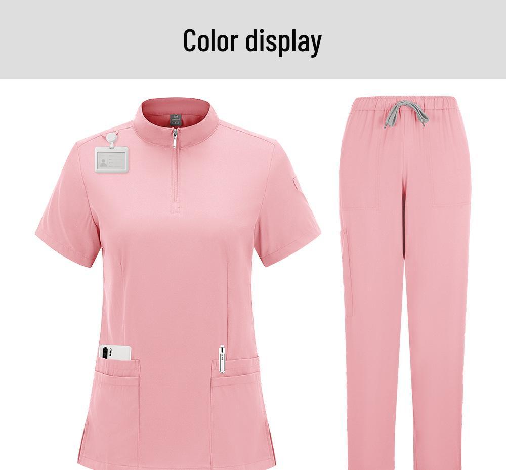 Хирургические костюмы: Медицинский костюм для стоматологии и салона с коротким рукавом