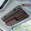 Car Sun Visor Glasses and Card Holder