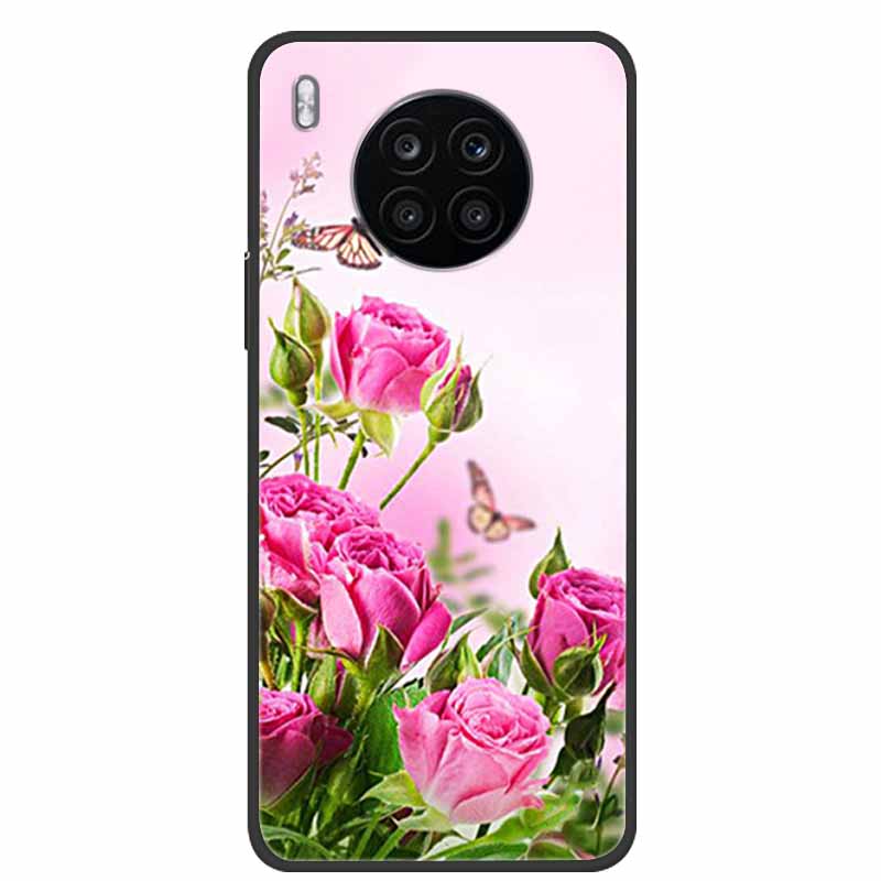 For Honor 50 Lite Case Shockproof Soft silicone TPU Back Cover For Huawei Honor 50 Lite Phone Cases Honor50 Lite Cute Cartoon