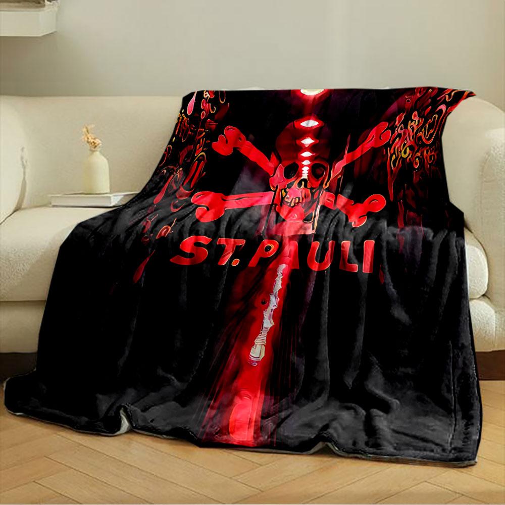 Skull and Crossbones Design Blanket for all seasons blanket lunch break throw gift