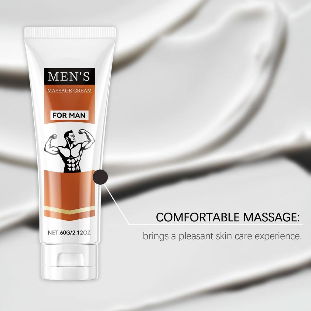 60 г Мужской крем для массажа Глубоко питает и надолго увлажняет кожу, улучшая ее качество