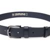 Практичный мужской кожаный ремень GRANDE PELLE Leather Belt 21471 Синий