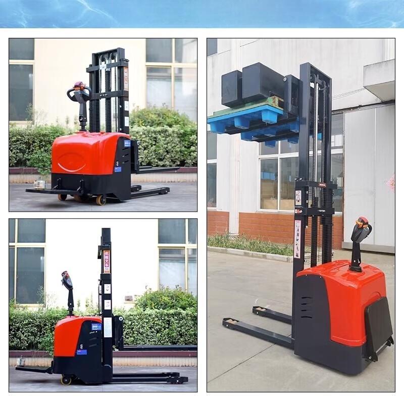 Electric Stand-up Pallet Stacker CN plug (adapter included)