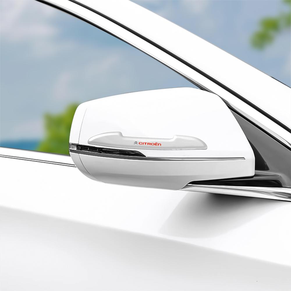 ARZ3 4pcs Transparent Rubber Car Door Edge Anti Scratch Scuff Protection Stickers Accessories For Citroen C3 C4 DS4 C5 C5X C-Quatre