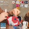 Wpc. Patterns Small Pouch Makeup Pouch Accessory Case Water-Repellent Stain-Resistant Inner Pocket W