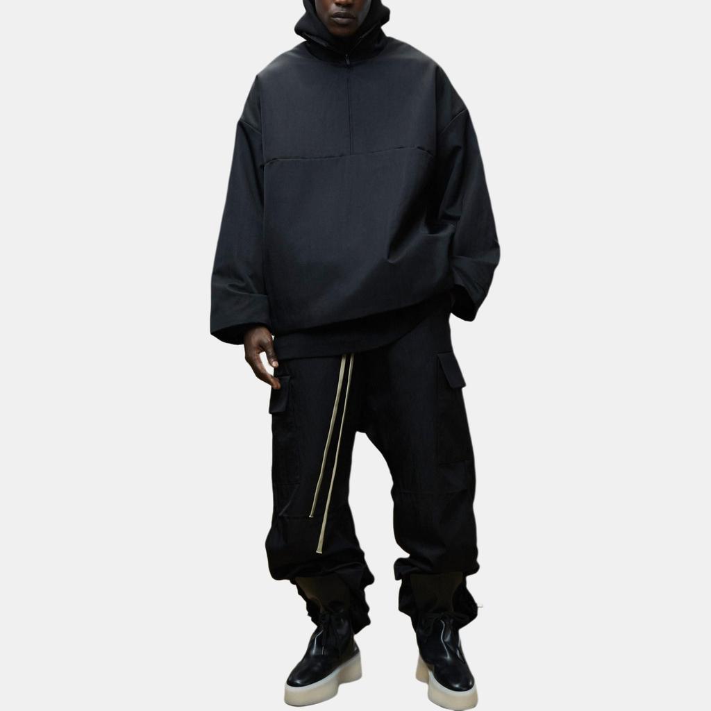 Fear of God Essentials Fall24 BACK TO SCHOOL Textured Nylon Halfzip Pullover Men's 202BT246350F