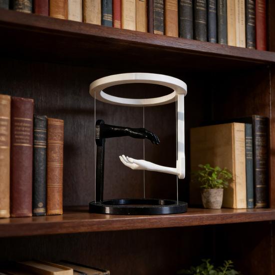 3D-печатное украшение-рука, бросающее вызов гравитации, Антигравитационная подвесная фигурка-статуэтка, Декор для дома, офиса, книжной полки, рабочего стола