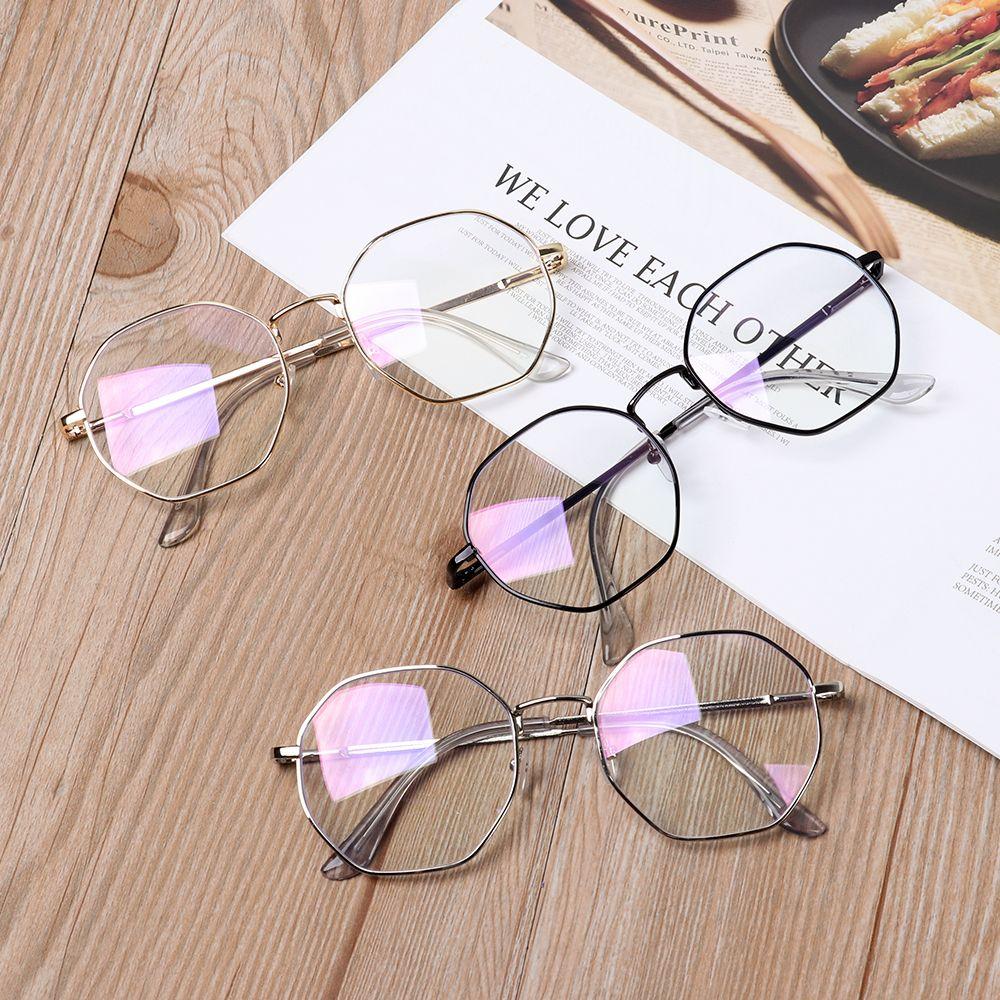 Retro Metal Anti Blue light Eye wear Eyeglasses Vision Care Anti-blue Glasses