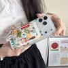 Fashion Tourism Label For Magsafe wallet Magnetic Card holder Phone Case For iPhone 16 13 16 15 12 14 17 Pro Max 16E Plus Cover