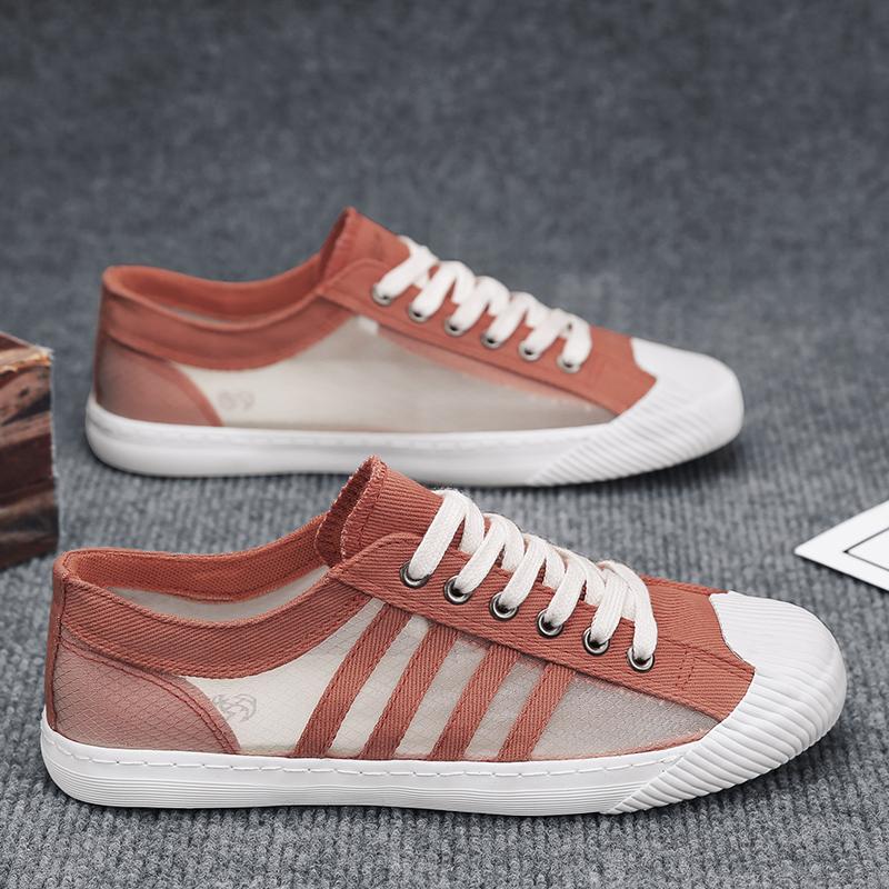 Men Sneakers Casual Shoes Skateboarding Men Flat Brand Fashion Canvas Shoes Breathable Non-slip Driving Tennis Sports Shoes