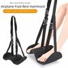 Breathable Airplane Foot Hammock Adjustable Airplane Foot Rest Leg Support Cushion  Train Bus