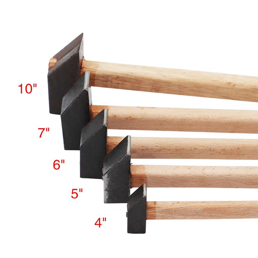 Инженерный молоток-механик с деревянной ручкой, квадратные молотки из нержавеющей стали, многоцелевые для ювелирных изделий, инструменты «сделай сам»