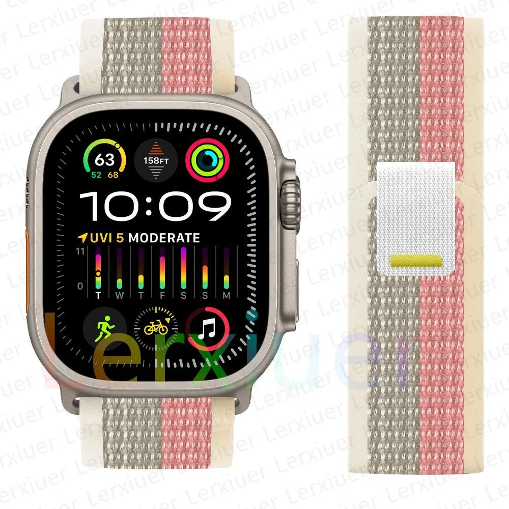 Ремешки для Apple Watch ultra2 ремешок 49мм 46мм 42мм 44мм 40мм 45мм 41мм Trail loop браслет correa iwatch series se 3 7 8 9 10 11