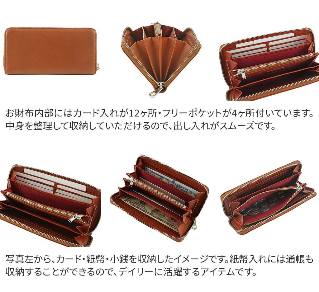 Sonne Мужской длинный кошелек на круговой молнии, черный, SO-SOS001A-BK