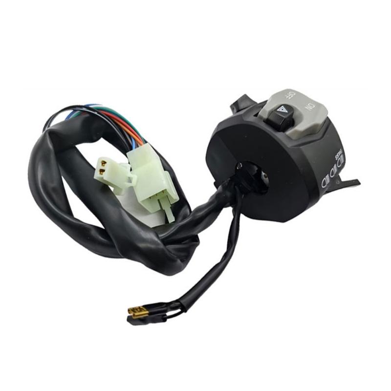 Motorcycle Multifunctional Handlebar Switch Easy to Install Motorcycle Switch Assembly Motorcycle Accessories for Bike 