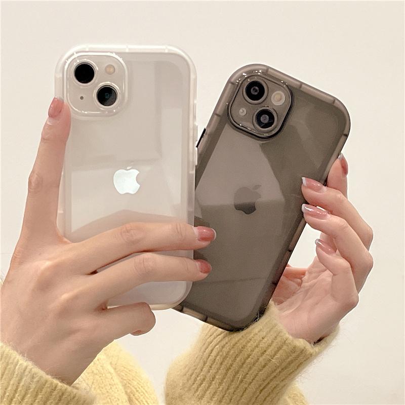 INS Однотонный Чехол Для Телефона Для Для Iphone Air 14 13 11 12 1 16 17 Pro Max Матовый Прозрачный Противоударный Задняя Крышка Бампер