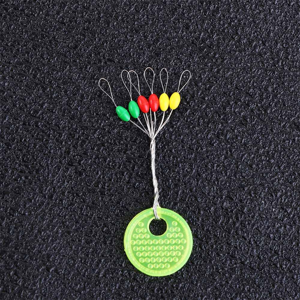 Line Buoys Fish Tool Oval Floating Stopper Fishing Float Rubber Space Beans Fishing Bobber