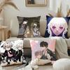 A D-Date With Death A-Adventure Game Case Cushion Cover Cute Throw Pillow Case For Car Sofa Pillowcase Polyester With Zipper