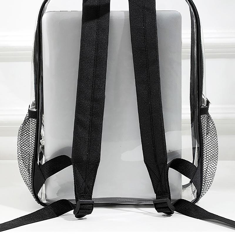 Прозрачный Рюкзак Маленькая Простая Сумка на Молнии Летняя Универсальная Прозрачная ПВХ Сумка-Тоут Кошелек Сумка для Телефона