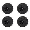4 Pcs RC Wheel Tire Superior Handling Enhanced Control Abrasion Resistant Rubber Wheel Tyre for WLTO
