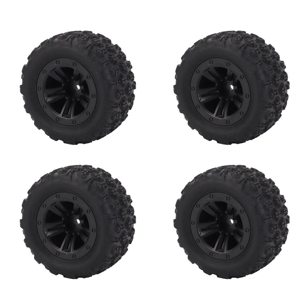 4 Pcs RC Wheel Tire Superior Handling Enhanced Control Abrasion Resistant Rubber Wheel Tyre for WLTO