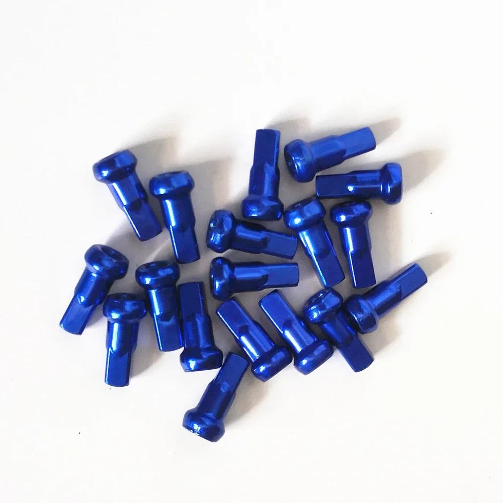 36pcs/lot 8G 4.0mmMotorcycle Steel Wire Rod Nut Aluminum Alloy Accessories For SXF EXC KXF YZF WR CRF 250 300 450 Nipples