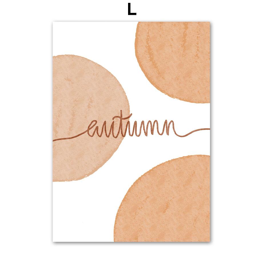 Осенние полевые постеры с бабочкой и тыквой, настенная живопись на холсте, постеры на скандинавскую тему и принты, фотографии для гостиной, домашний декор