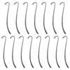 15 Pcs Carved 15 Pcs Bookmarks Silver Plated Book Clip Metal Pagination Mark Gift