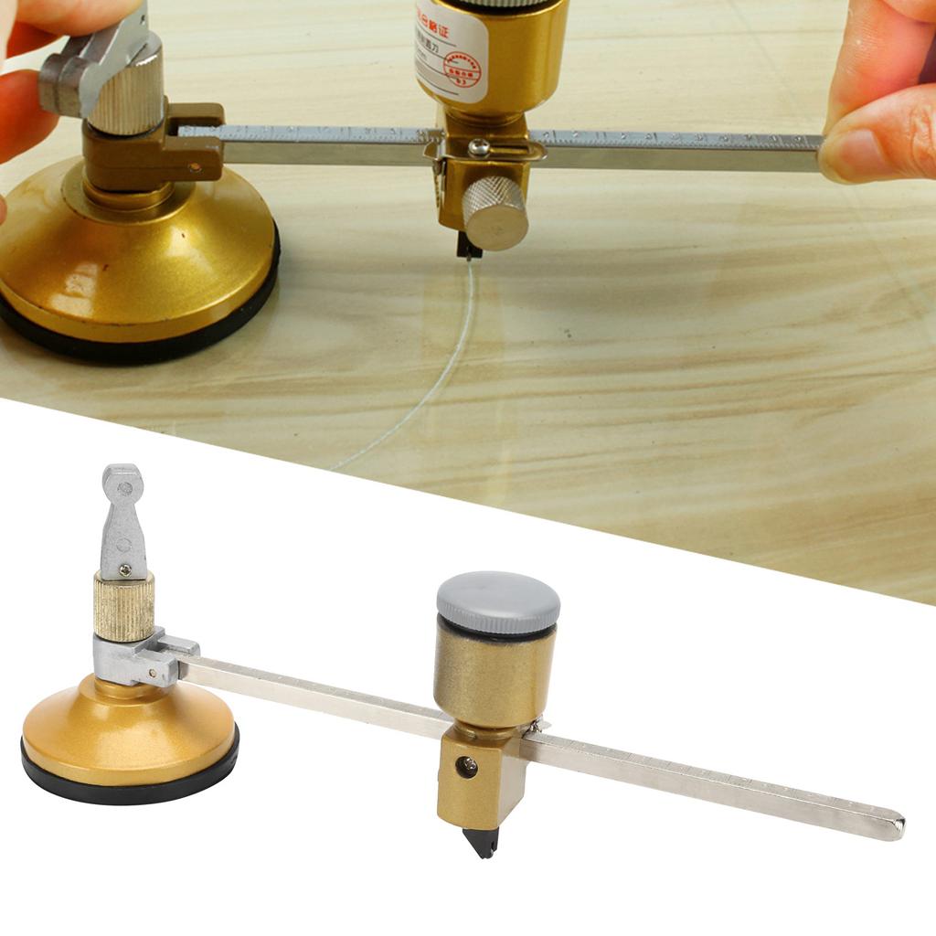 400mm Adjustable Compasses Type Glass Circle Circular Cutter with Suction Cup Home Hardware