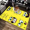 Spongebob Expressions Carpet For Playroom Bedroom Living Room Sofa Home Decorkids Game Area Rug Nonslip Floor Mat