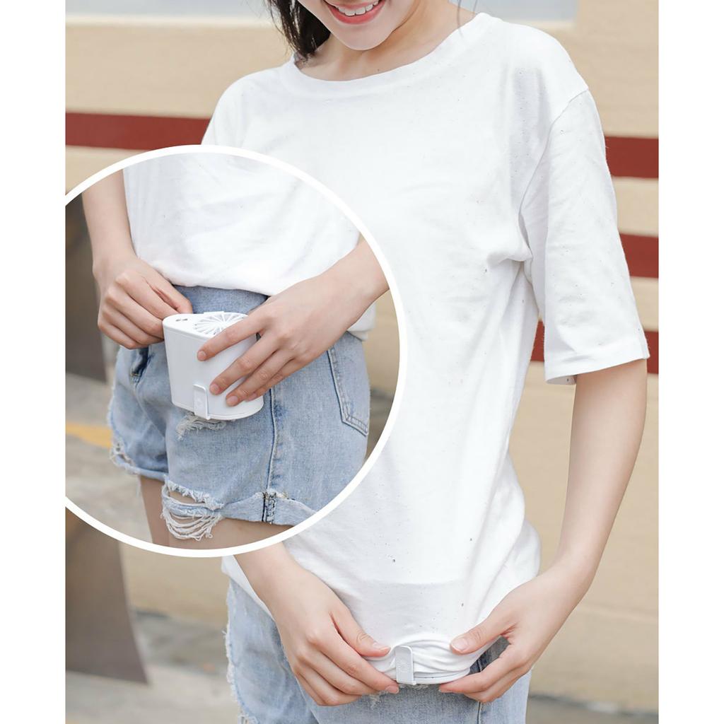 Portable Mini Fan 3 Speed Fans USB Rechargeable Desk Outside Travel