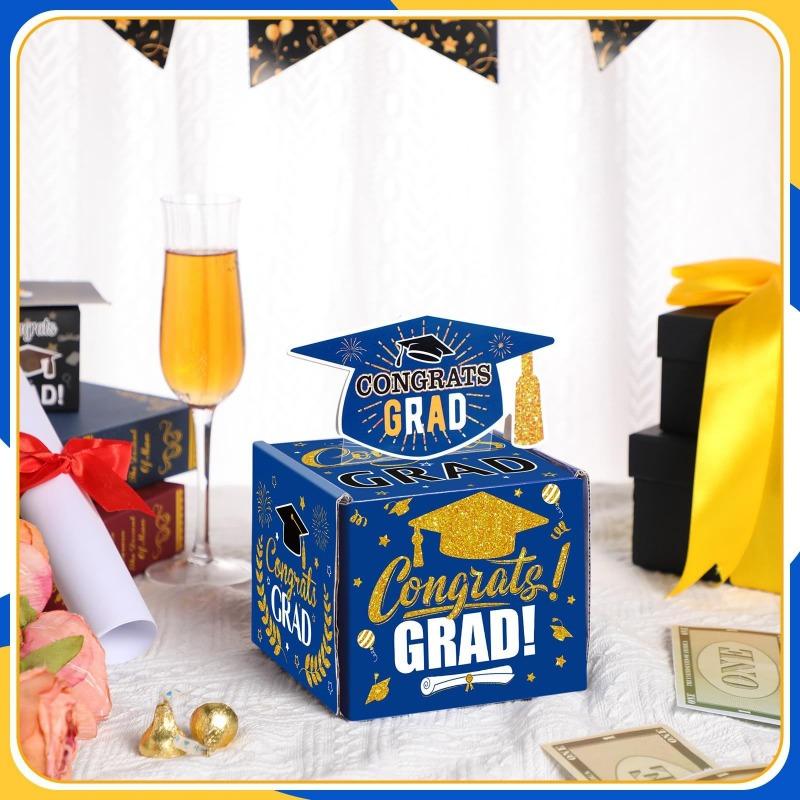 1PACK Graduation Season Cash Draw Box Party Decoration Graduation Gift Advanced Sense Surprise Draw Gift Box
