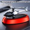 Solar Helicopter Car Air Freshener with Rotating Decor Car Fragrance Mute,Auto Aroma Diffuser for Interior/Office Gift Alloy+ABS