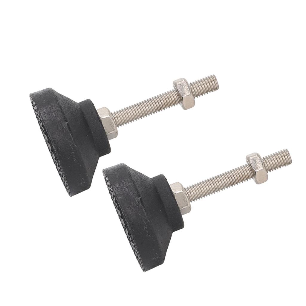 2PCS Furniture Glide Swivel Leveling Mounts Adjustable Table Chair Leg Leveling Pads D50xM8x50
