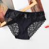 Women Floral Lace Seamless Panties Mid Waist Hip Lifting Briefs Underwear  Hollow Out Underpants