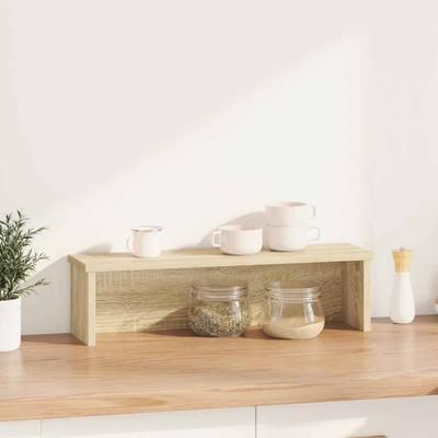Stackable Kitchen Shelf Sonoma Oak 50 X 15 X 16 Cm Engineered Wood