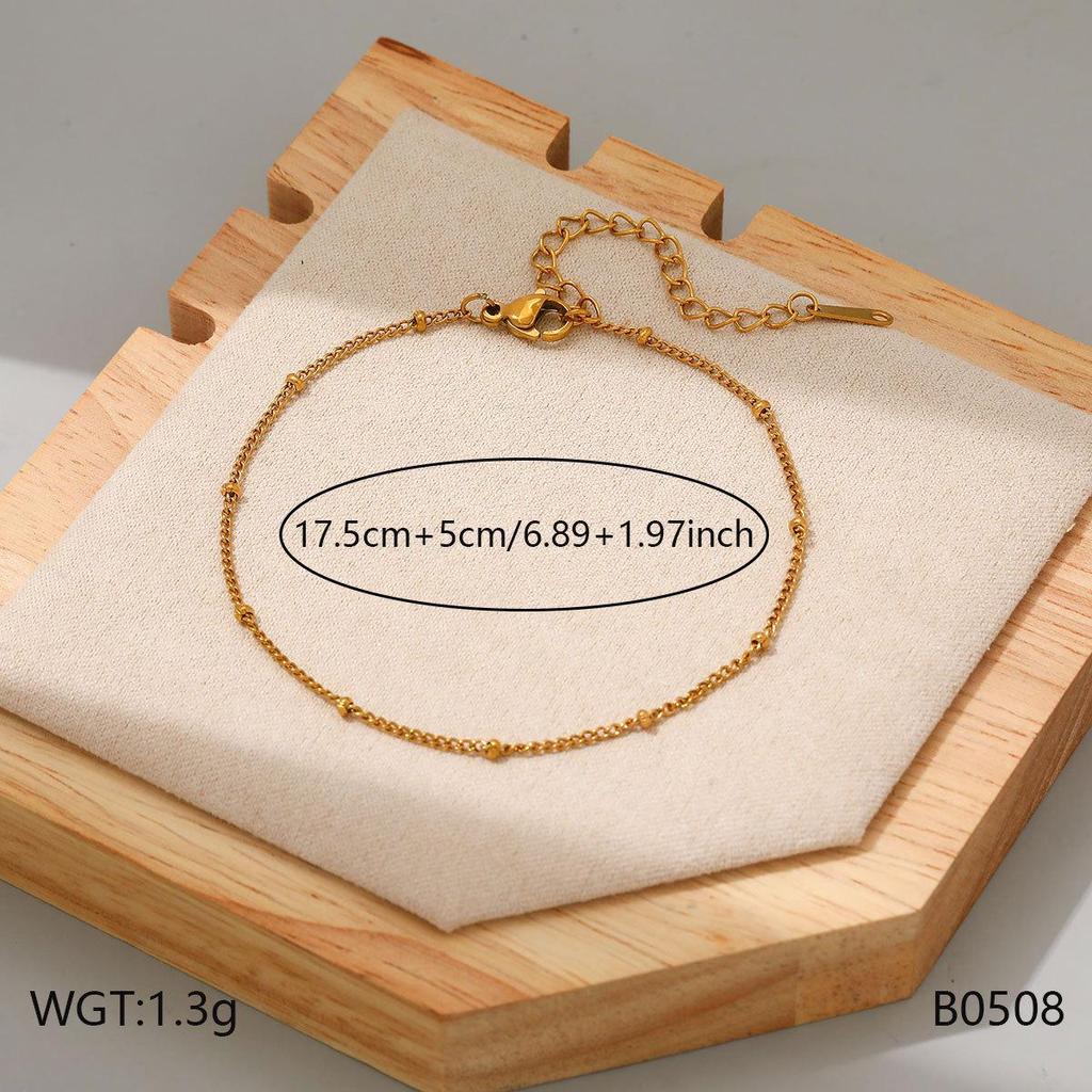 Colorful Titanium Steel Bracelet - French Fashion, Exquisite Temperament, Light Luxury, High-End Feel Jewelry.