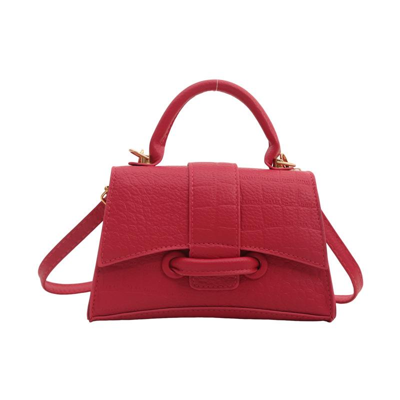 Простая маленькая квадратная сумка, сумка-мессенджер, модная сумочка, женская летняя новая модная сумка через плечо 2024 года