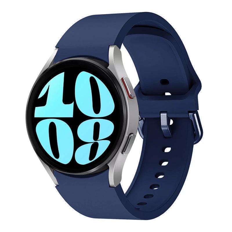 Силиконовый ремешок без зазоров для Samsung Galaxy Watch 7/6/5/4 44мм 40мм 5Pro 45мм Браслет Galaxy 6 Classic 47мм 43мм 46мм Correa