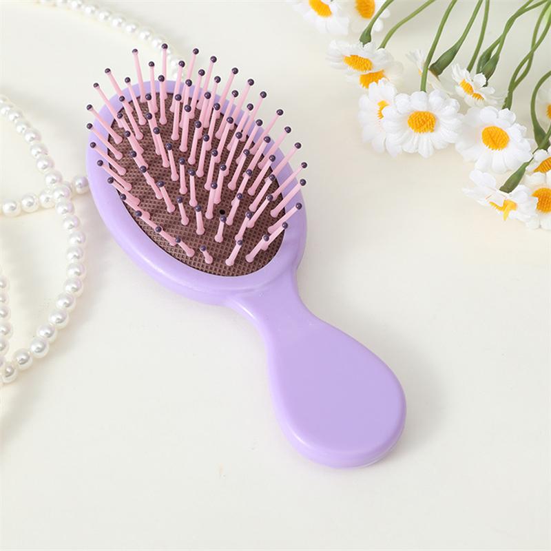 Мини-милый расческа с воздушной подушкой, расческа, массажный крем, клей на воздушной подушке, маленькая расческа