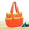 Large Capacity Sand Toys Collector Breathable Mesh Toiletry Bag Durable Swimming Handbag Outdoor