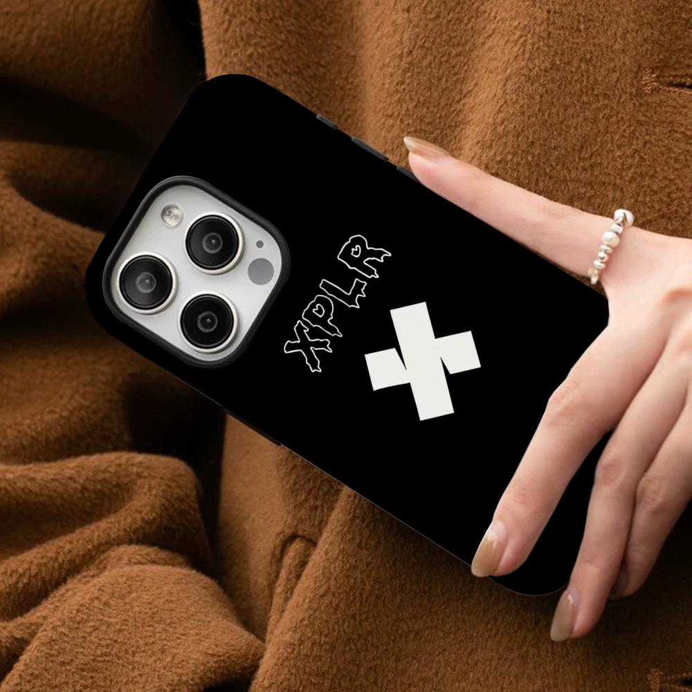 Чехол для телефона Sam And Colby XPLR для iPhone 16 15 14 13 12 11 Pro Max Plus Samsung S24 S23 Ultra Глянцевая HD Жесткая Поликарбонатная Крышка