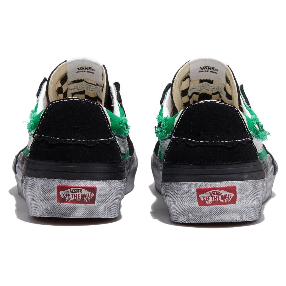 Vans Sk8 Comfortable Low-Top Skate Shoes Unisex Sneakers Black Green VN0009QSYJ71