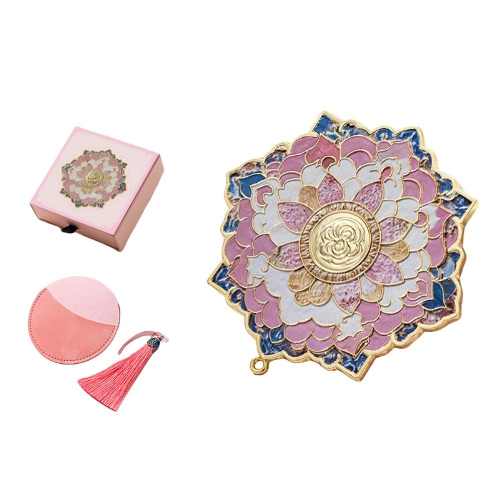 Медное 3D Зеркало для макияжа в виде цветка Изысканное винтажное зеркало Зеркало в китайском стиле Дуньхуан Унисекс