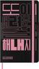 Moleskine x BLACKPINK Скетчбук Акварельные Карандаши Большой Размер x Розовый SKBNDL8279S8 + Набор из 5 Штук, (13см 21см), Твердый переплет,