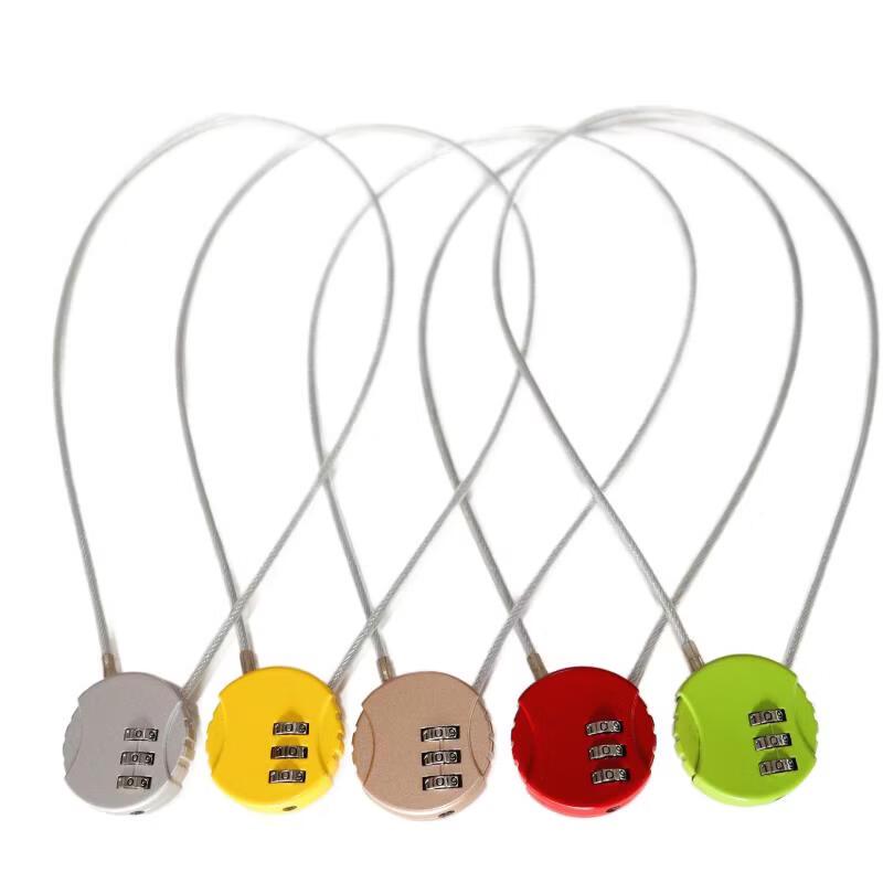 MDNG Motorcycle Helmet Anti-Theft Combination Cable Lock